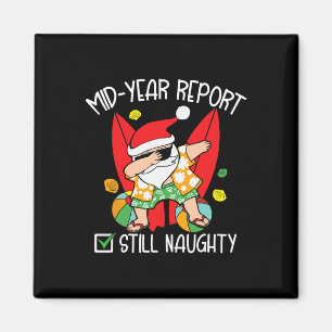 Íman Natal engraçado em julho relatório de meio de ano