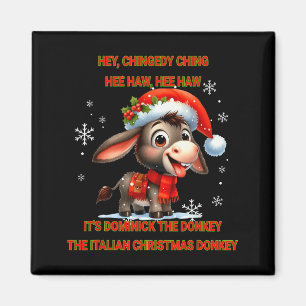 Íman Natal engraçado italiano de Natal Dominick o 