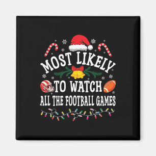 Íman Natal engraçado mais provável de assistir a todos