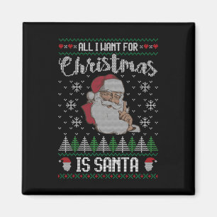 Íman Natal Feio - Camisa De Pajama Familiar Com Papais