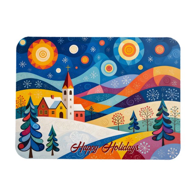 Íman Natal Folclórico   (Horizontal)