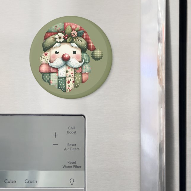 Íman Natal Folclórico Caprichoso em Patchwork (In Situ (Fridge))