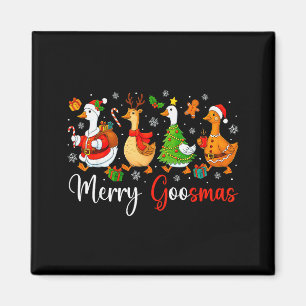 Íman Natal Ganso Bobo Divertido Goosemas Alegre Natal Á