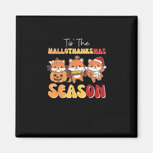 Íman Natal Halloween Esta É A Época De Hallothanksmas