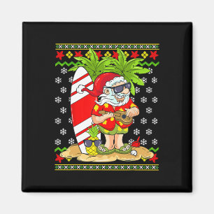 Íman Natal havaiano em julho Mele Kalikimaka Papai Noel