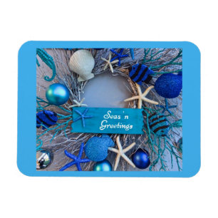 Íman Natal litoral tropical do feriado do Seashell