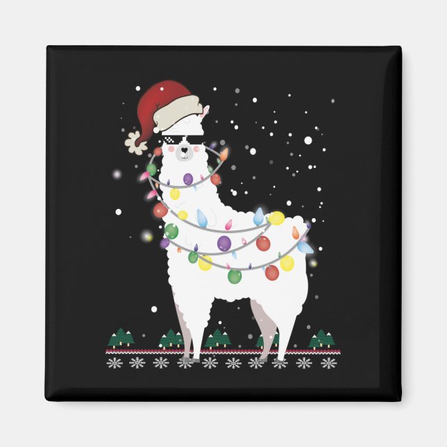 Íman Natal Llama (Frente)