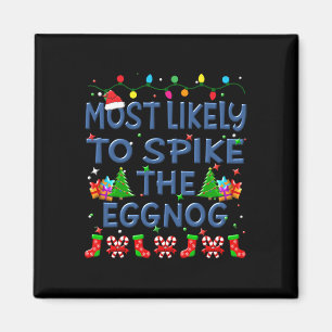 Íman Natal Mais Provável Para Espetar A Família Eggnog
