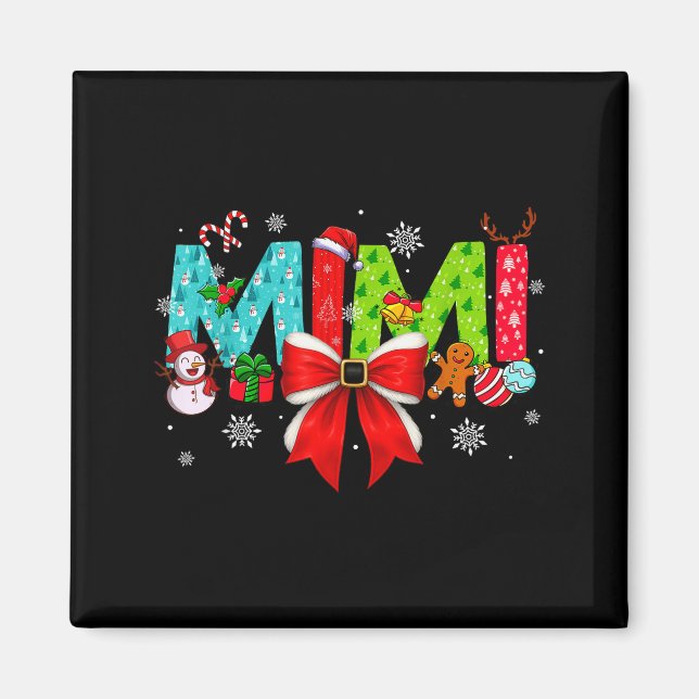 Íman Natal Mimi Coquette Laço Mimi Natal  (Frente)