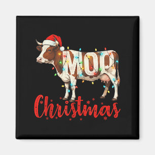 Íman Natal Moo Engraçado Amantes de Vaca Fazendeiro de