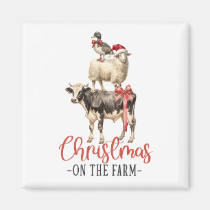 Íman Natal na Fazenda Barnyard Animal