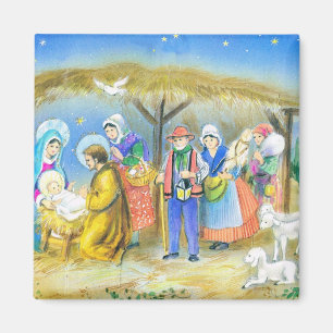Íman Natal, natividade, cenas do comedoiro