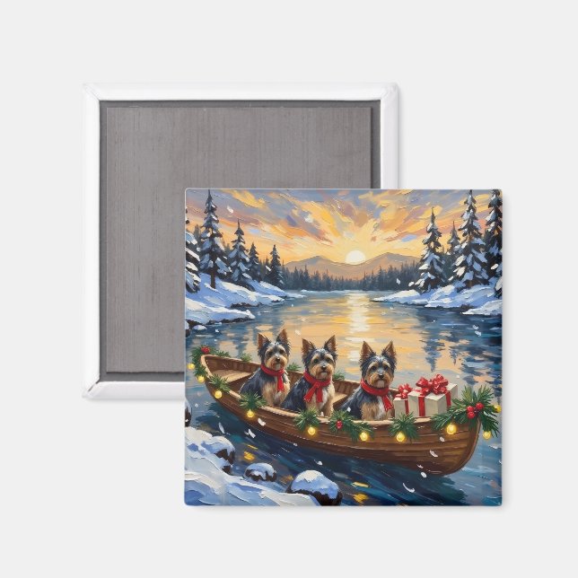 Íman Natal no Barco com Havanese (Front/Back)
