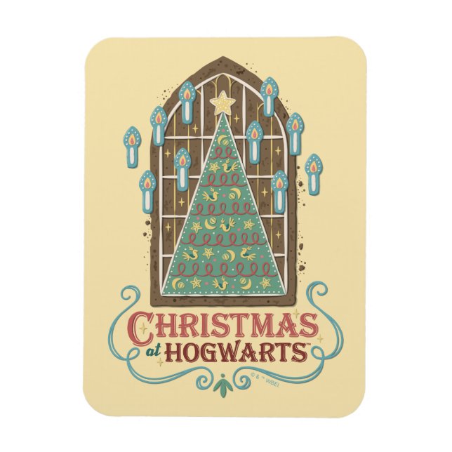 Íman Natal no Gráfico de Biscoito de HOGWARTS™ (Vertical)