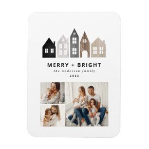 Íman Natal no Japão moderno Casas nórdicas 3 fotos