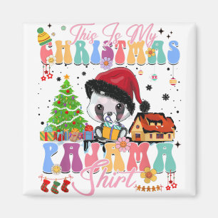 Íman Natal Pajama Cute Panda Gift X-mas Matching Fa