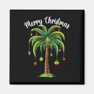 Íman Natal Palm Xmas Tree Tropical Beach Hawaii Wom