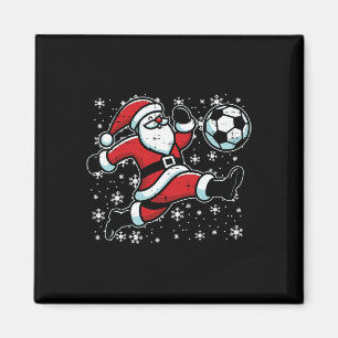 Íman Natal Papai Noel Pé Kick Xmas Futebol Homens Menin