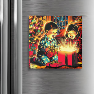 Íman Natal para as crianças asiáticas de 2010