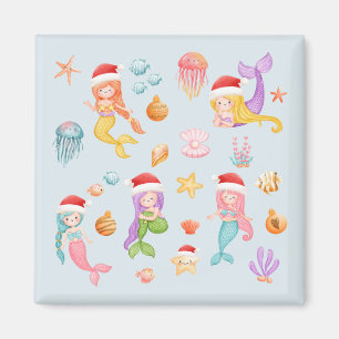 Íman Natal para Papais noeis de Sereia
