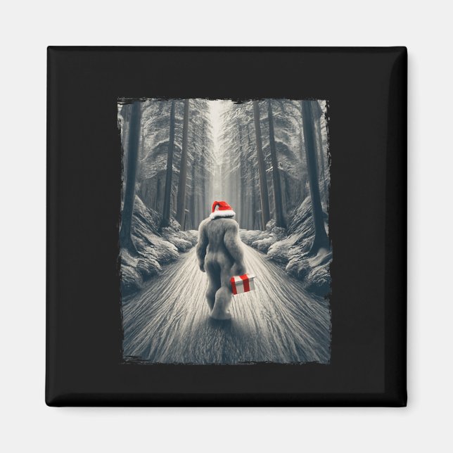 Íman Natal Pé Grande Natal Sasquatch Acredite  (Frente)