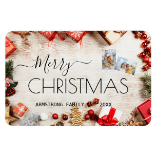 Íman Natal Personalizado ClássicoFoto da Família