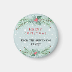 Íman Natal, Personalizado, Spruce, condado