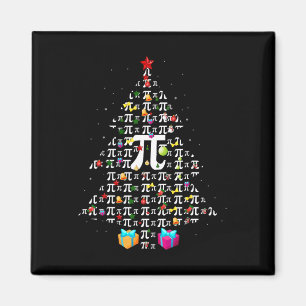 Íman Natal Pi Engraçado Matemática Pi Dia Natal Tr