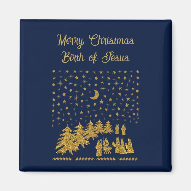 Íman Natal religioso, Nascimento de Jesus (Frente)