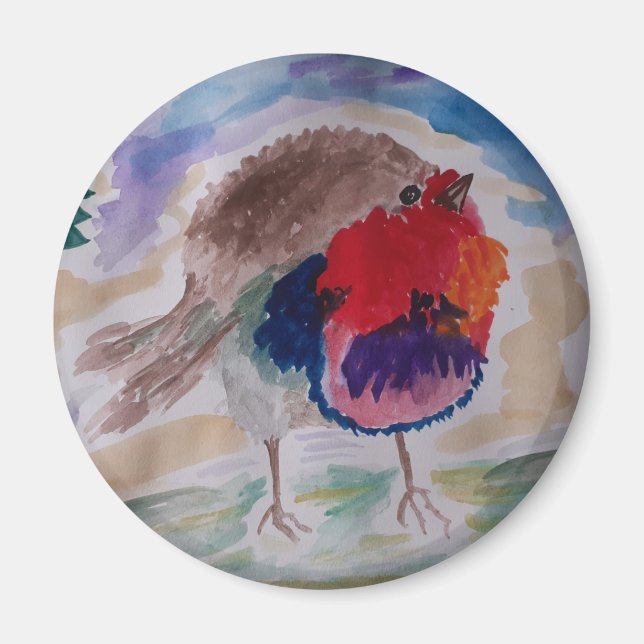 Íman Natal Robin Magnet (Frente)