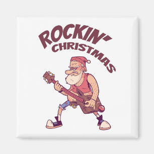 Íman Natal Rockeando, Papai Noel rockeando com Guitarra