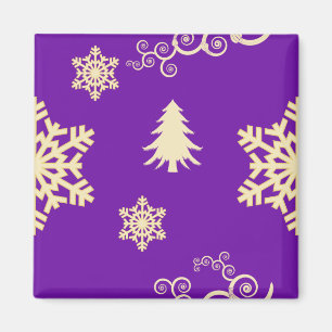 Íman Natal roxo