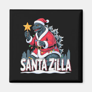 Íman Natal Santazilla Menino Dinossauro Monstro Japonês