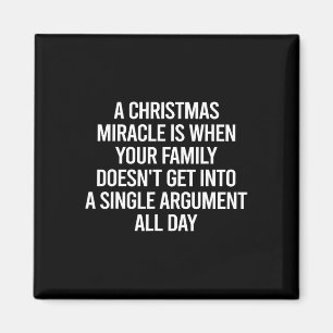 Íman Natal Sarcástico Dizendo Família Xmas Engraçada