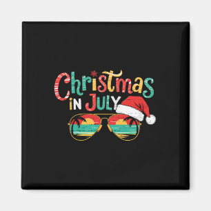 Íman Natal Sozinho em Julho Verão Xmas Férias na Praia
