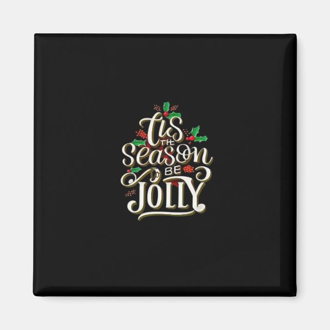 Íman Natal Tis A Estação Jolly (Frente)