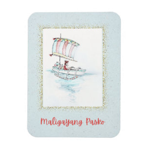Íman Natal tropical filipino Vinta Ref Magnet