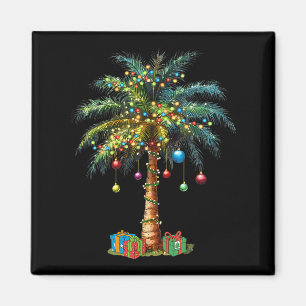 Íman Natal Tropical Havaiano Papai Noel Luzes de Natal
