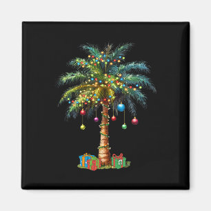 Íman Natal Tropical Havaiano Papai Noel Luzes de Natal