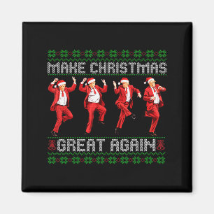 Íman Natal Trump Dança Faça O Natal Grande Novamente Fe