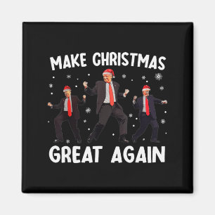 Íman Natal Trump Dança Faça o Natal Grande Novamente Xm