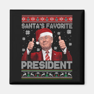 Íman Natal Trump Santas Presidente Favorito Xmas Ugl