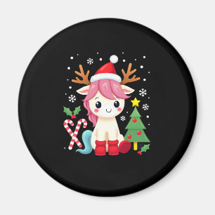 Íman Natal Unicórnio Magical Xmas Toddler Raparigas