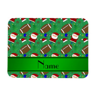 Íman Natal verde conhecido personalizado do futebol