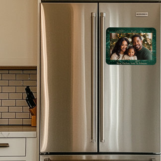 Íman Natal Verde de uma Foto