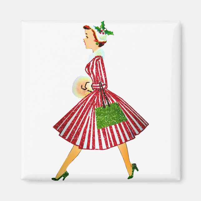 Íman natal vintage (Frente)