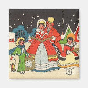 Íman Natal vintage, canções de natal de uma música d