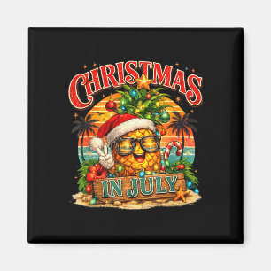 Íman Natal vintage em julho verão squad homens mulheres