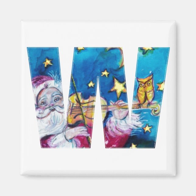 ÍMAN NATAL W CARTA/MONOGRAMA DE PAPAIS NOEIS INSPIRADOS (Frente)