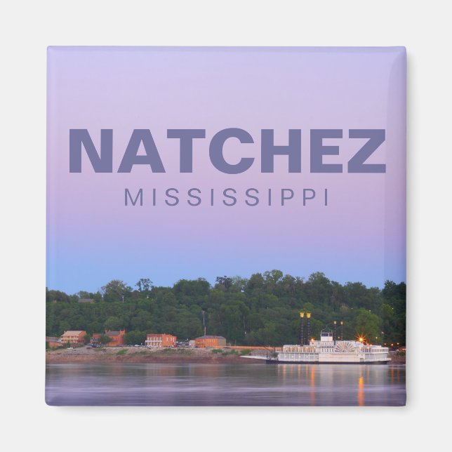 Íman Natchez, imã de férias do Mississippi (Frente)